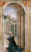 GHIRLANDAIO, Domenico Portrait of the Donor Francesca Pitti-Tornabuoni France oil painting artist